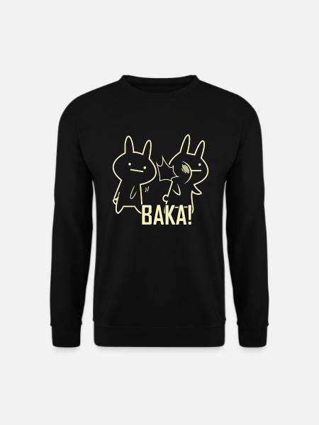 Funny rabbit baka - Unisex Sweatshirt - black