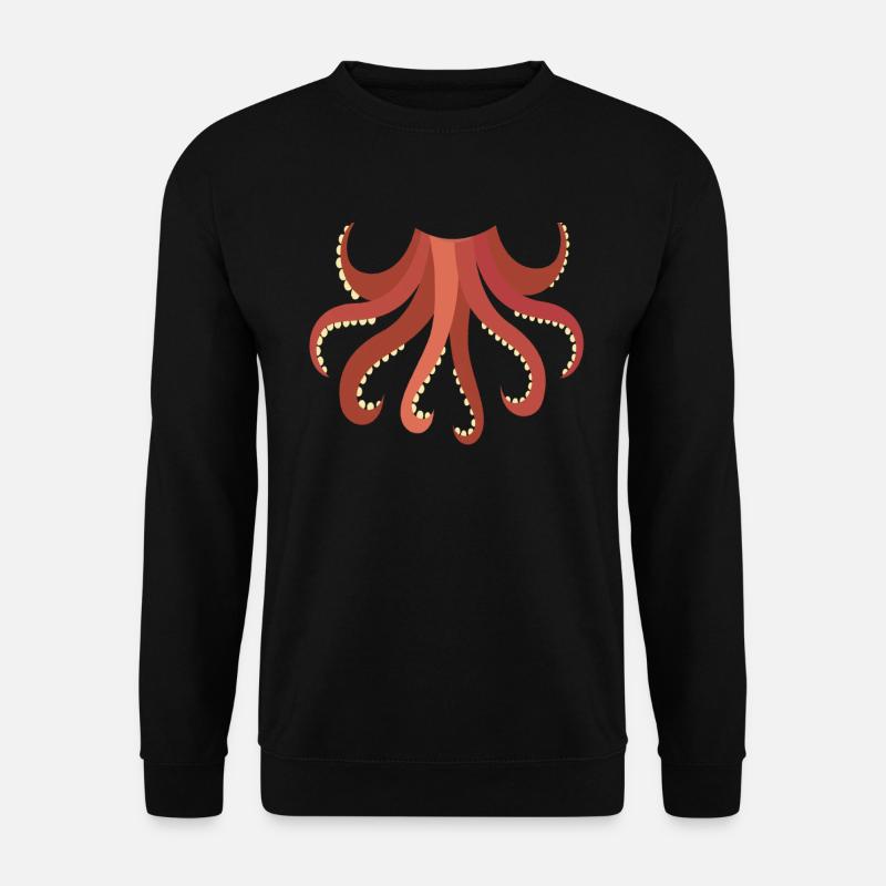 Funny Animal Octopus Costume For Halloween - Unisex Pullover - Schwarz
