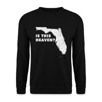 Land Map America State Home Heaven Florida - Unisex Pullover - Schwarz - Vorne - Alina (178cm) & Michal (187cm)
