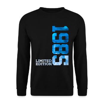 41E ANNIVERSAIRE ÉDITION LIMITÉE 1985 - Sweat-shirt Unisexe - noir - Devant - Alina (178cm) & Michal (187cm)