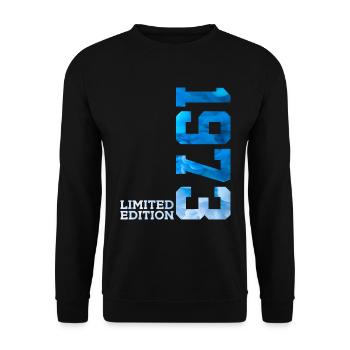 53E ANNIVERSAIRE ÉDITION LIMITÉE 1973 - Sweat-shirt Unisexe - noir - Devant - Alina (178cm) & Michal (187cm)