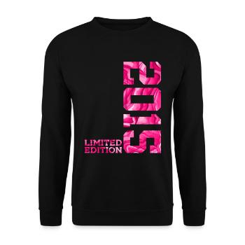 11E ANNIVERSAIRE ÉDITION LIMITÉE ROSE 2015 - Sweat-shirt Unisexe - noir - Devant - Alina (178cm) & Michal (187cm)