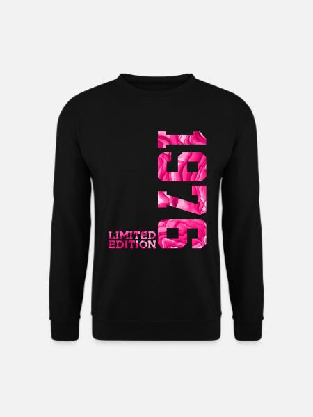50. GEBURTSTAG PINK LIMITED EDITION 1976 - Unisex Pullover - Schwarz