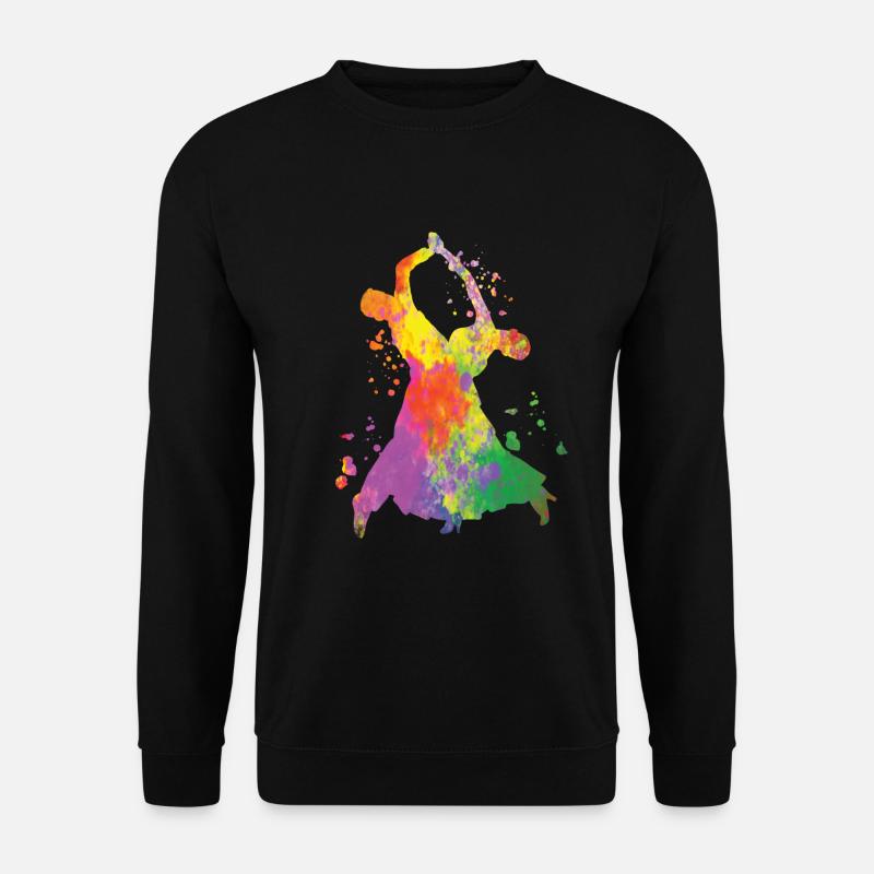 Slow Fox Quickstep Gesellschaftstanz - Unisex Pullover - Schwarz