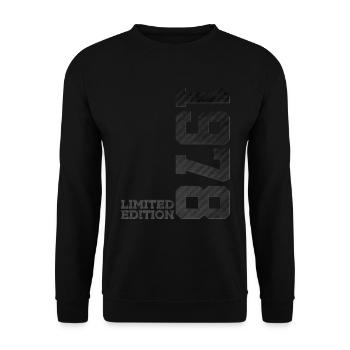 48TH BIRTHDAY LIMITED EDITION 1978 - Unisex Sweatshirt - black - Front - Alina (178cm) & Michal (187cm)
