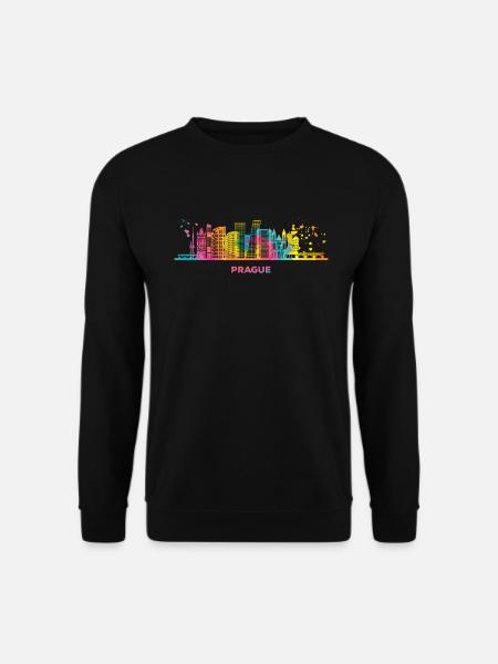 Prague skyline cityscape Prague - Unisex Sweatshirt - black