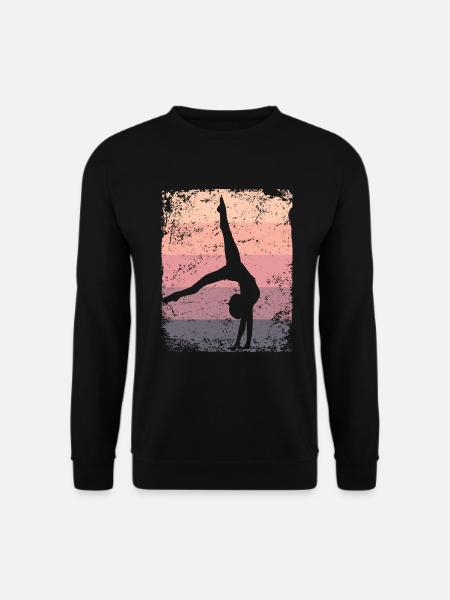 Gymnaste Gymnaste Gymnastique Rythmique Rétro - Sweat-shirt Unisexe - noir
