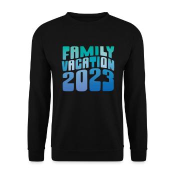 Summer family holidays 2023 - Unisex Sweatshirt - black - Front - Alina (178cm) & Michal (187cm)