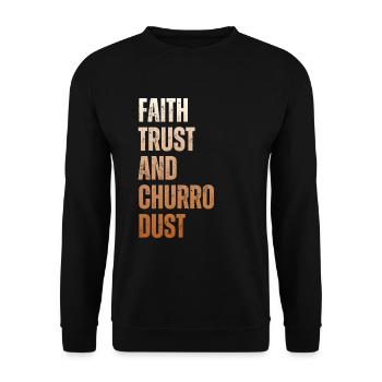 Faith Confidence et Churro Dust Vintage - Sweat-shirt Unisexe - noir - Devant - Alina (178cm) & Michal (187cm)