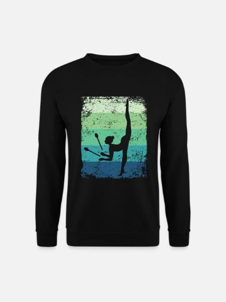 Gymnast Legs Retro Rhythmic Gymnastics - Unisex Sweatshirt - black