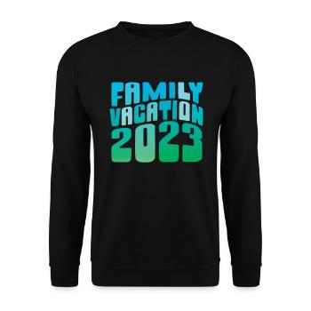 Summer family holidays 2023 - Unisex Sweatshirt - black - Front - Alina (178cm) & Michal (187cm)