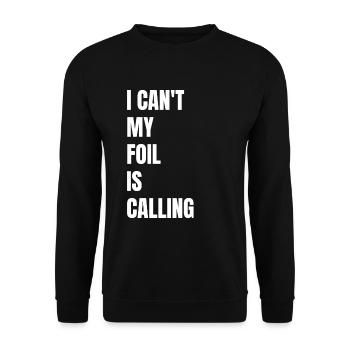 Wing Foil Wingsurfing Foil Wing - Unisex Sweatshirt - black - Front - Alina (178cm) & Michal (187cm)