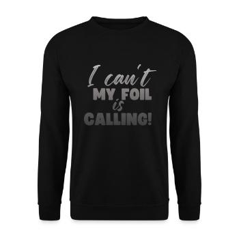 Wing Foil Wingsurfing Foil Wing - Unisex Sweatshirt - black - Front - Alina (178cm) & Michal (187cm)