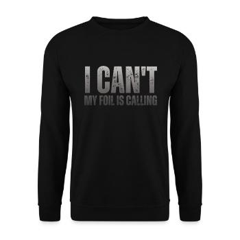 Wing Foil Wingsurfing Foil Wing - Unisex Sweatshirt - black - Front - Alina (178cm) & Michal (187cm)