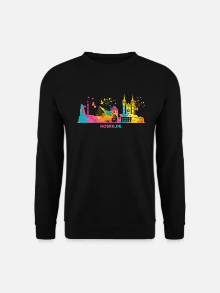 Roskilde Skyline Roskilde - Unisex Sweatshirt - black