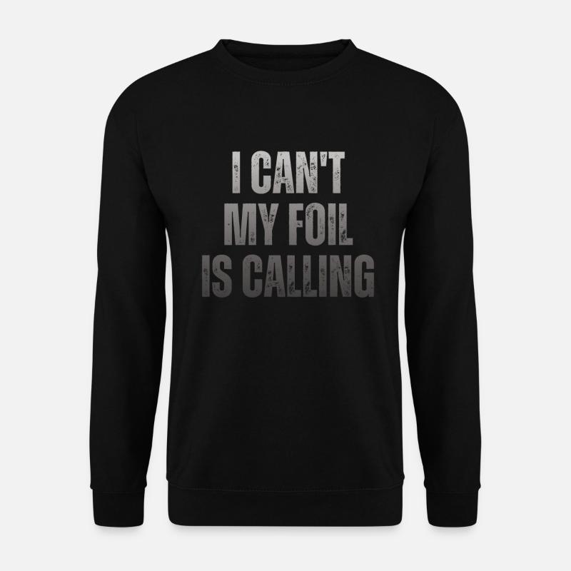 Wing Foil Wingsurfing Foil Wing - Unisex Pullover - Schwarz