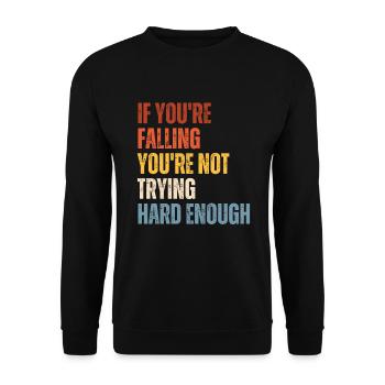 Wing Foil Wingsurf Foil Wing - Sweat-shirt Unisexe - noir - Devant - Alina (178cm) & Michal (187cm)