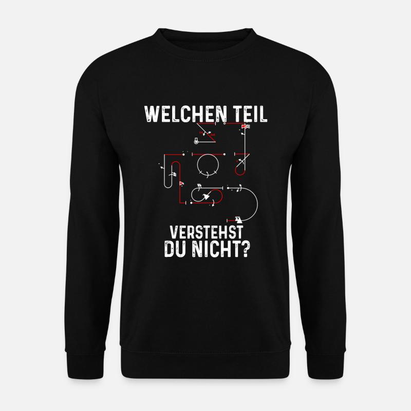 Kunstflug Aresti Figuren Rc Pilot - Unisex Pullover - Schwarz