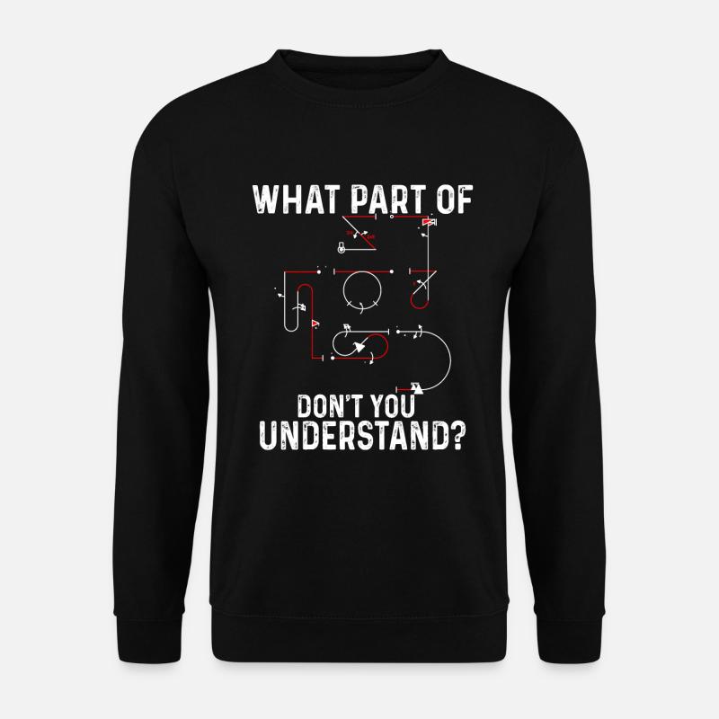 Verstehst Du Nicht Kunstflug Aresti Figuren - Unisex Pullover - Schwarz