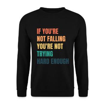 Wing Foil Wingsurf Foil Wing - Sweat-shirt Unisexe - noir - Devant - Alina (178cm) & Michal (187cm)