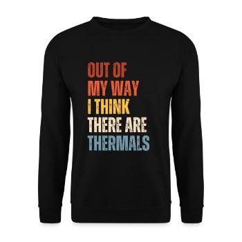 I believe there are thermal rc sailors - Unisex Sweatshirt - black - Front - Alina (178cm) & Michal (187cm)