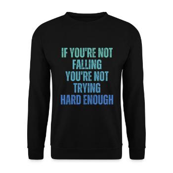 Wing Foil Wingsurf Foil Wing - Sweat-shirt Unisexe - noir - Devant - Alina (178cm) & Michal (187cm)