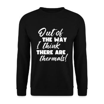 I believe there are thermal rc sailors - Unisex Sweatshirt - black - Front - Alina (178cm) & Michal (187cm)