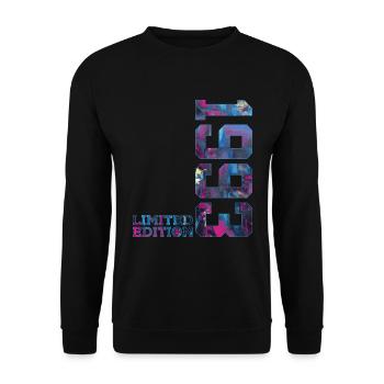 33RD BIRTHDAY 33 YEARS LIMITED EDITION 1993 - Unisex Sweatshirt - black - Front - Alina (178cm) & Michal (187cm)