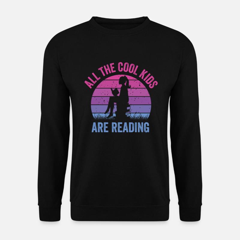 All Cool Kids Read Teachers - Unisex Sweatshirt - black