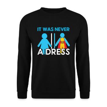 Hero Super Feminist Right Women Equality - Unisex Sweatshirt - black - Front - Alina (178cm) & Michal (187cm)