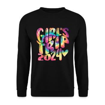 Week-end des filles Voyage Femmes Filles 2024 - Sweat-shirt Unisexe - noir - Devant - Alina (178cm) & Michal (187cm)