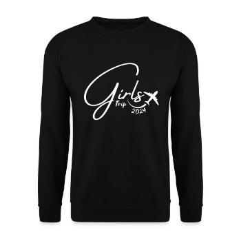 Week-end des filles Voyage Femmes Filles 2024 - Sweat-shirt Unisexe - noir - Devant - Alina (178cm) & Michal (187cm)