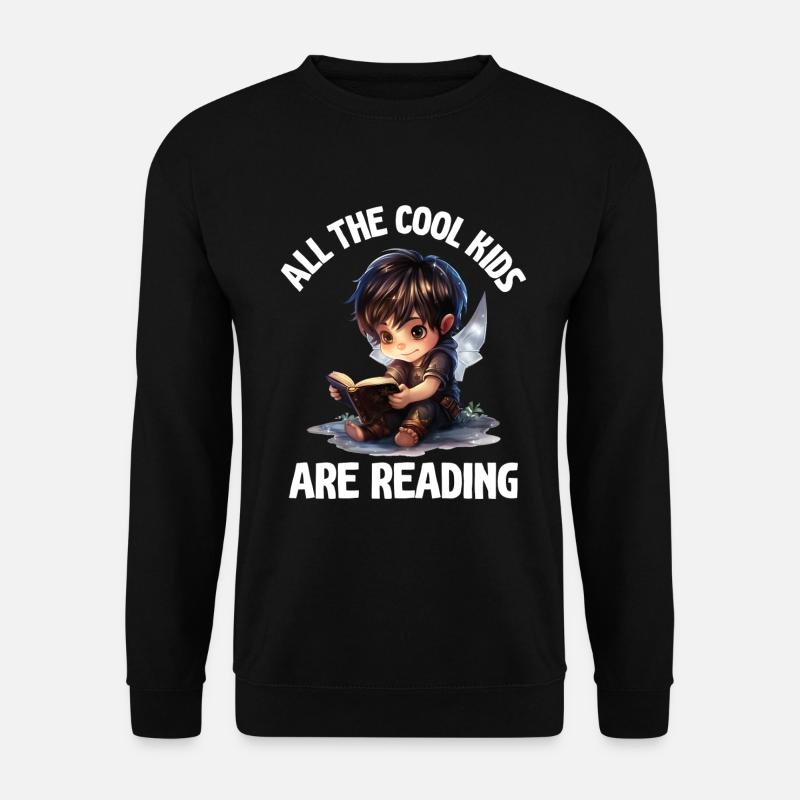 Alle Coolen Kids Lesen Lehrer - Unisex Pullover - Schwarz