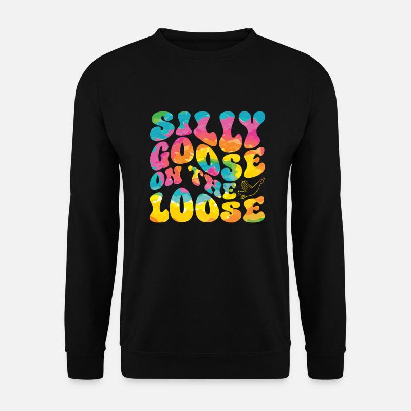 The stupid goose at large - Unisex Sweatshirt - black