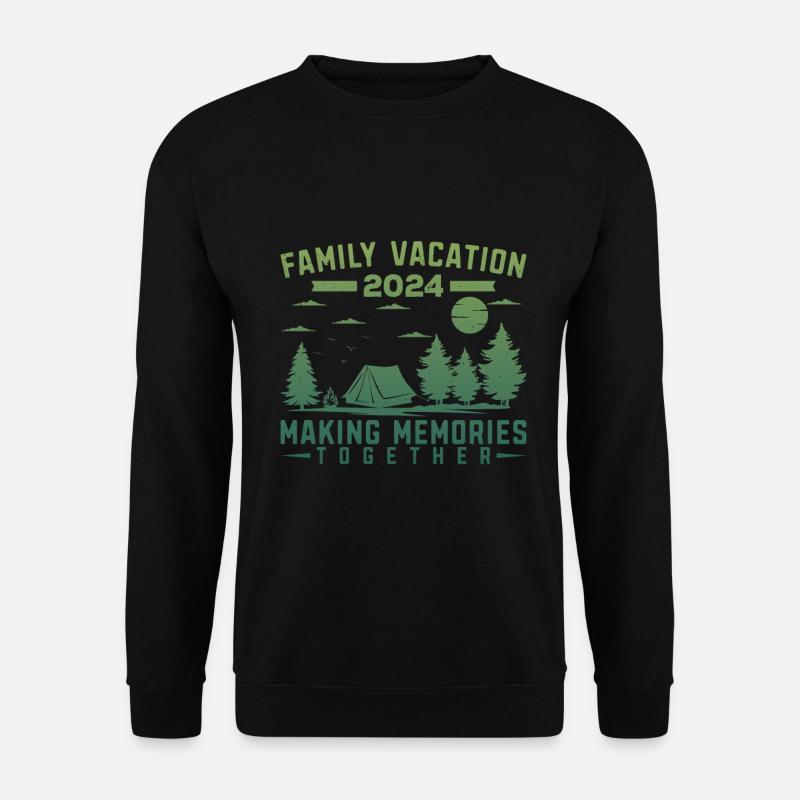 Familienurlaub Making Memories - Unisex Pullover - Schwarz