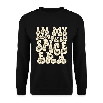 Groovy à l’époque de mes épices à la citrouille - Sweat-shirt Unisexe - noir - Devant - Alina (178cm) & Michal (187cm)