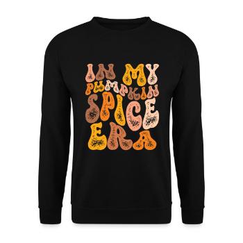 Groovy à l’époque de mes épices à la citrouille - Sweat-shirt Unisexe - noir - Devant - Alina (178cm) & Michal (187cm)