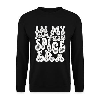 Groovy à l’époque de mes épices à la citrouille - Sweat-shirt Unisexe - noir - Devant - Alina (178cm) & Michal (187cm)