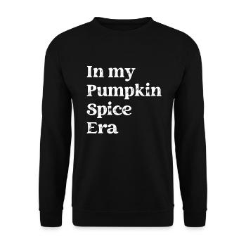 Groovy à l’époque de mes épices à la citrouille - Sweat-shirt Unisexe - noir - Devant - Alina (178cm) & Michal (187cm)