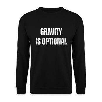 Wing Surfer Wingsurfing Retro Foil Wing - Unisex Sweatshirt - black - Front - Alina (178cm) & Michal (187cm)