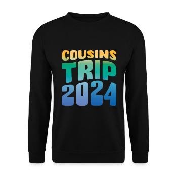 Voyage Cousins 2024 - Sweat-shirt Unisexe - noir - Devant - Alina (178cm) & Michal (187cm)