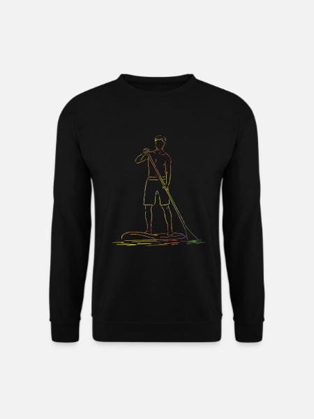 Stand Up Paddling Stand Up Board Sup - Unisex Pullover - Schwarz