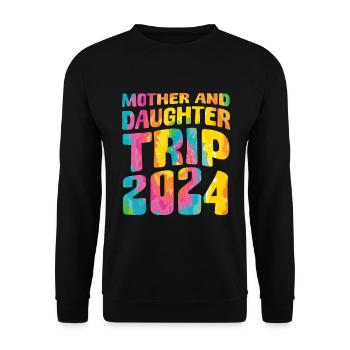 Voyage Mère Et Fille 2024 - Sweat-shirt Unisexe - noir - Devant - Alina (178cm) & Michal (187cm)