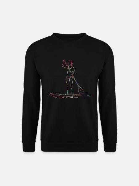 Stand Up Paddling Stand Up Board Sup - Unisex Pullover - Schwarz