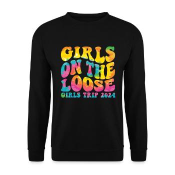 Girls On The Loose Girls Trip 2024 - Unisex Sweatshirt - black - Front - Alina (178cm) & Michal (187cm)