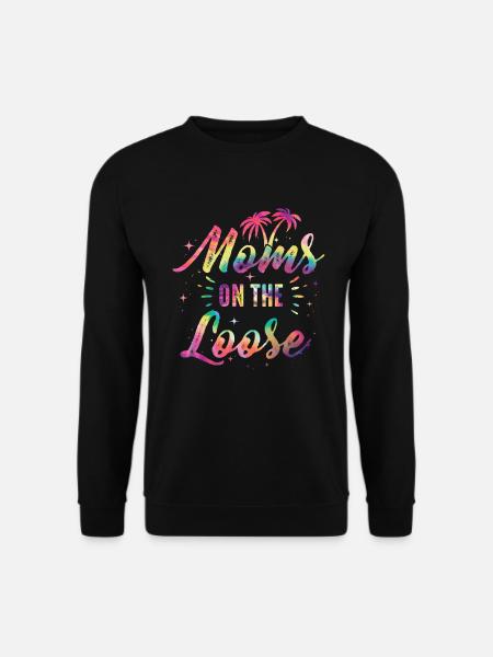 Mamans Sur Le Voyage Des Copines En Liberté - Sweat-shirt Unisexe - noir