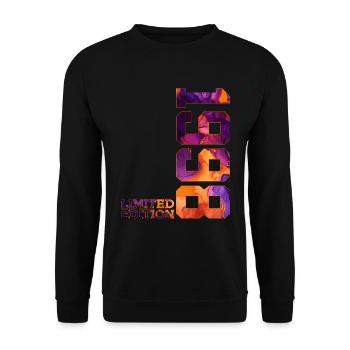 ÉDITION LIMITÉE 1998 28 ANS 28E ANNIVERSAIRE - Sweat-shirt Unisexe - noir - Devant - Alina (178cm) & Michal (187cm)