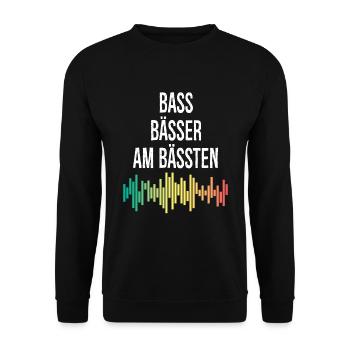 Techno - Unisex Pullover - Schwarz - Vorne - Alina (178cm) & Michal (187cm)