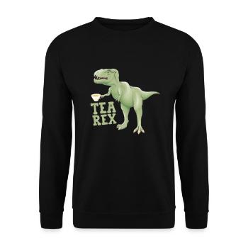 Thé Rex - Sweat-shirt Unisexe - noir - Devant - Alina (178cm) & Michal (187cm)