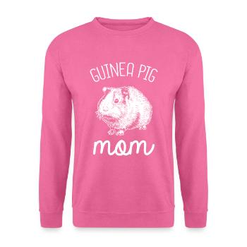 Cochons d'Inde Rosette Cochons d'Inde - Sweat-shirt Unisexe - rose - Devant